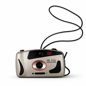 DS-MAX HC 2000 Focus Free 35mm Film Camera Champagne Gold Point & Shoot Vintage